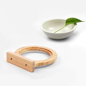Cat Bowl Pet Cat Bowl Pet Supplies Ceramic Bowl Stainless Steel Bowl Solid Wood Bowl