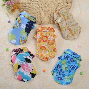 Dog Spring Dress Western Cat Shirt Teddy Clothes