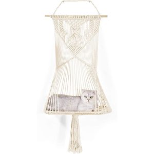 Cat Swing Cotton Rope Plant Hang Basin Animal