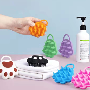 Home Student Decompression Massage Silicone Cat Claw Head Shampoo Health Care Comb