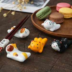 Japanese-style Groceries Decoration Five-series Cat Ceramic Handicrafts